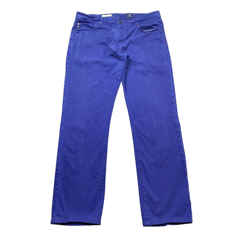 AG Adriano Goldschmied The Graduate Tailored Leg Blue Pants Sz 33 1174SUD-NWM